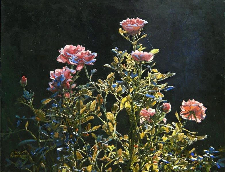  Early Evening Reflections  acrylic, 8" x 10"