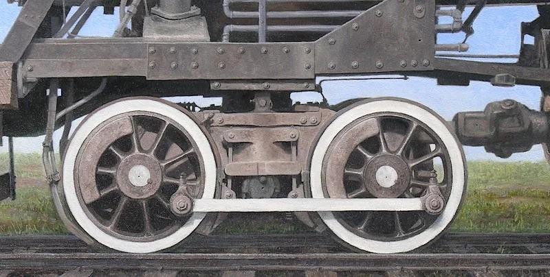  Wheels 2  oil, 6" x 12"