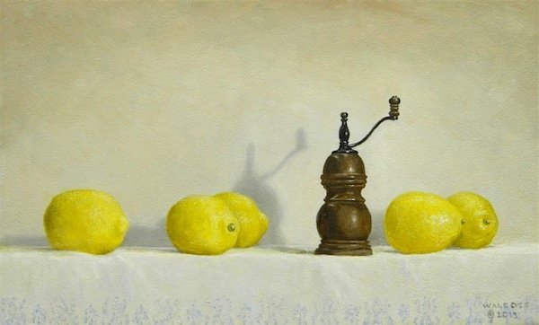  Lemon Pepper  acrylic, 9" x 12"