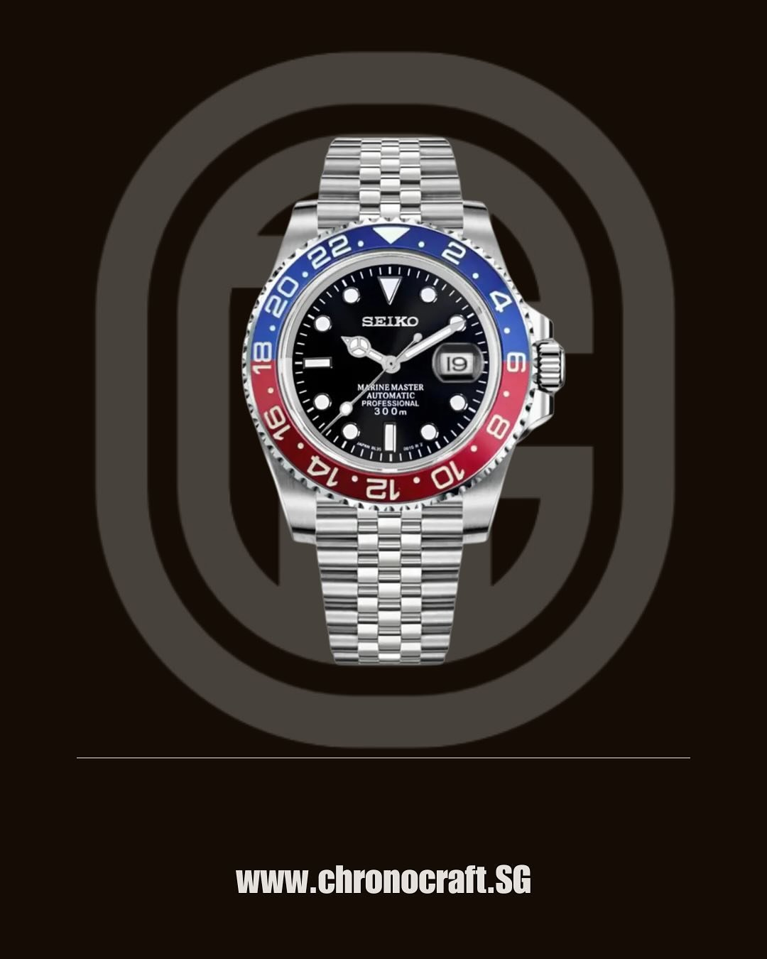 SEIKO PEPSI SUBMARINER 

The iconic red and blue Pepsi bezel surrounding a deep black dial. This signature piece pays homeage to the popular Rolex Pepsi 

✅40mm 316L fine stainless steel case
✅scratch resistant sapphire glass
✅premium Japanese nh35 m