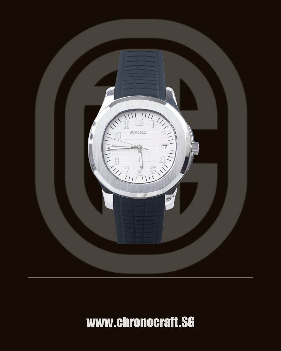 SEIKO AQUANAUT CLASSIC WHITE

The classic aquanaut design with a classic simple white dial. Genuine Seiko mod assembled from custom parts.

✅42mm stainless steel case
✅scratch resistant sapphire crystal 
✅premium Japanese nh35 movement 
✅strong green