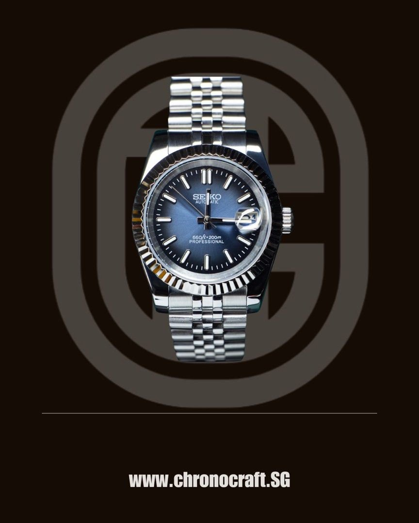 Seiko Datejust Royal Blue Mod