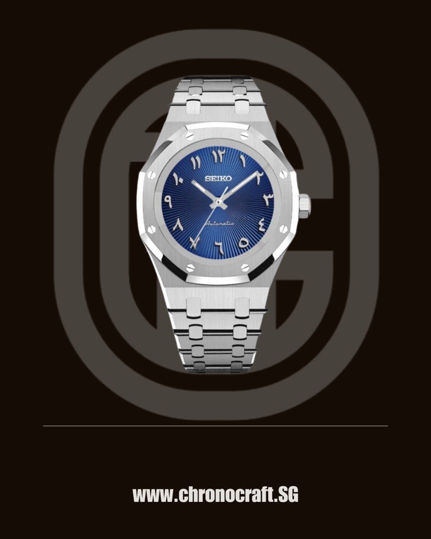 Seiko Royal Oak Arabic Blue