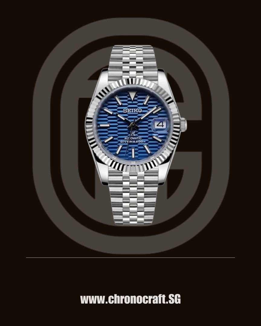 Seiko Datejust Blue Motif