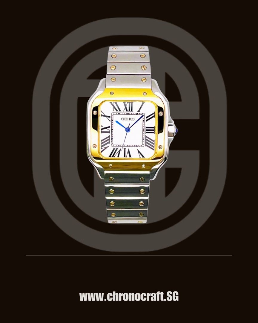Seiko Santos Two Tone Mod