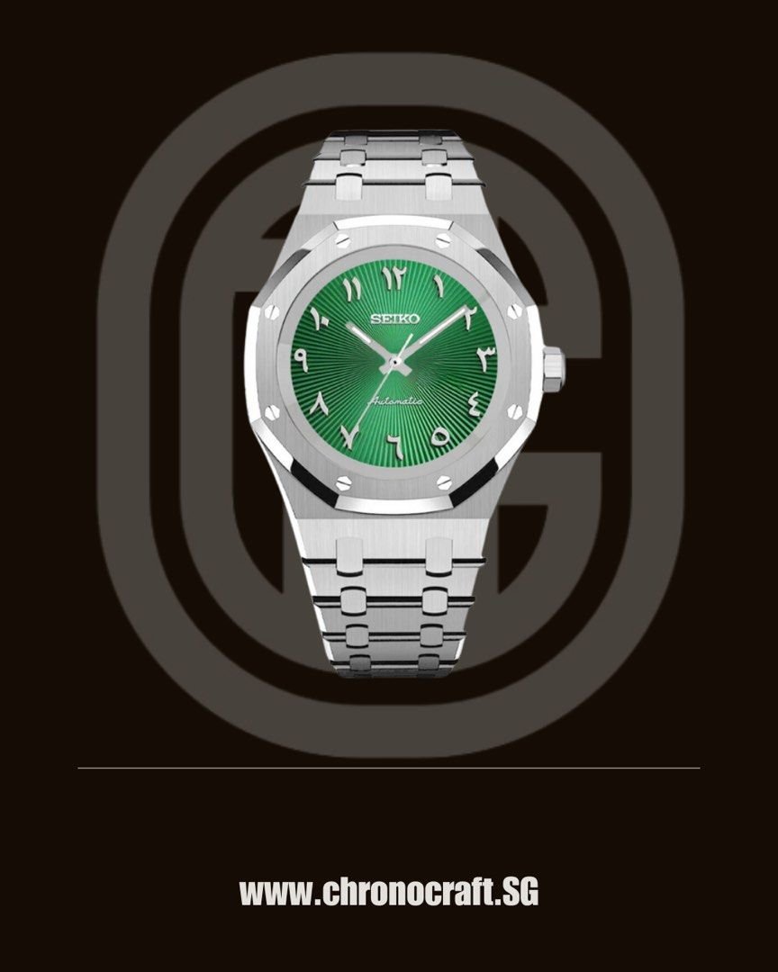 Seiko Royal Oak Emerald Green Arabic