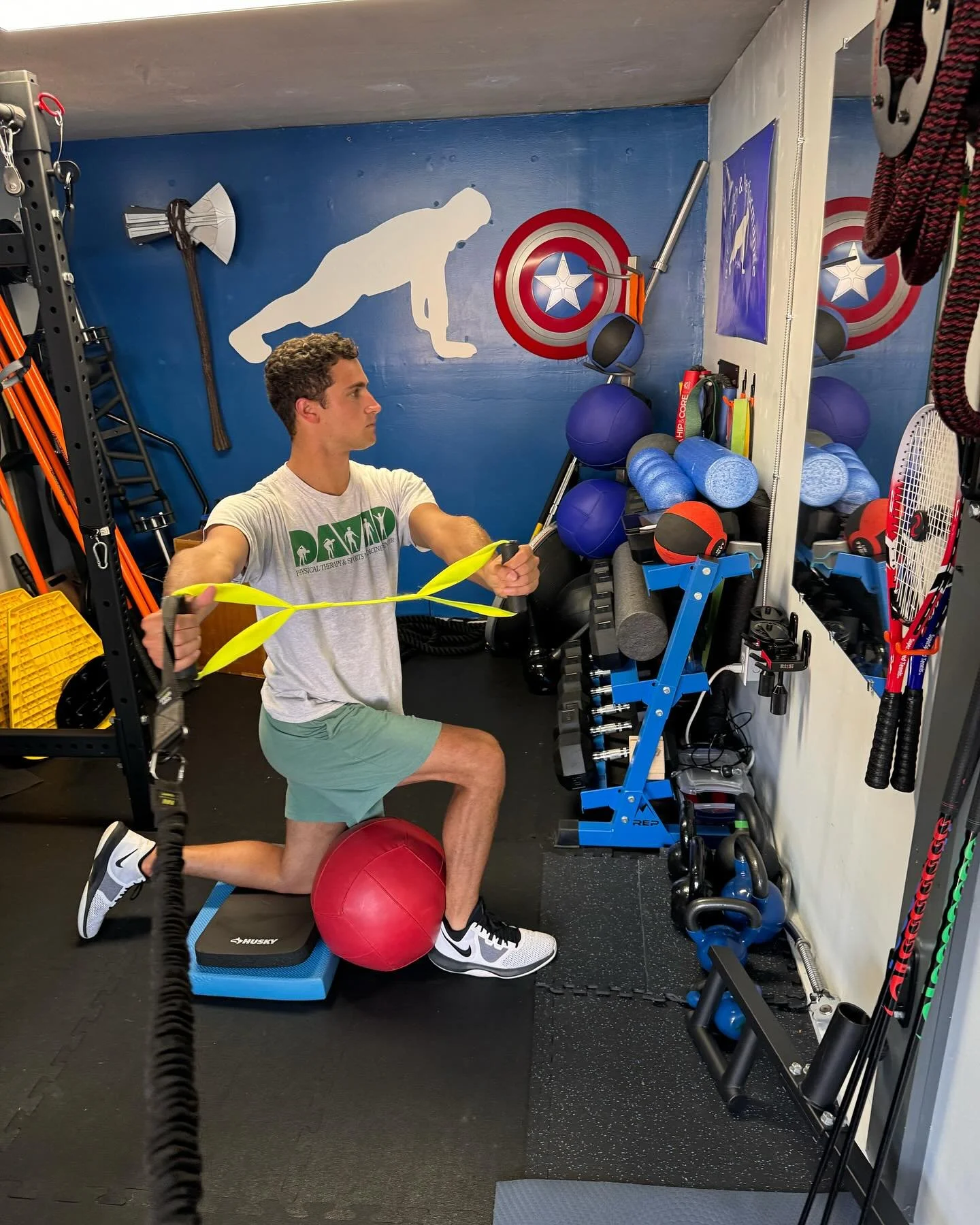 Thanks to @david_physical_therapy for their physical therapy expertise in getting @realcphillips back to the gym!