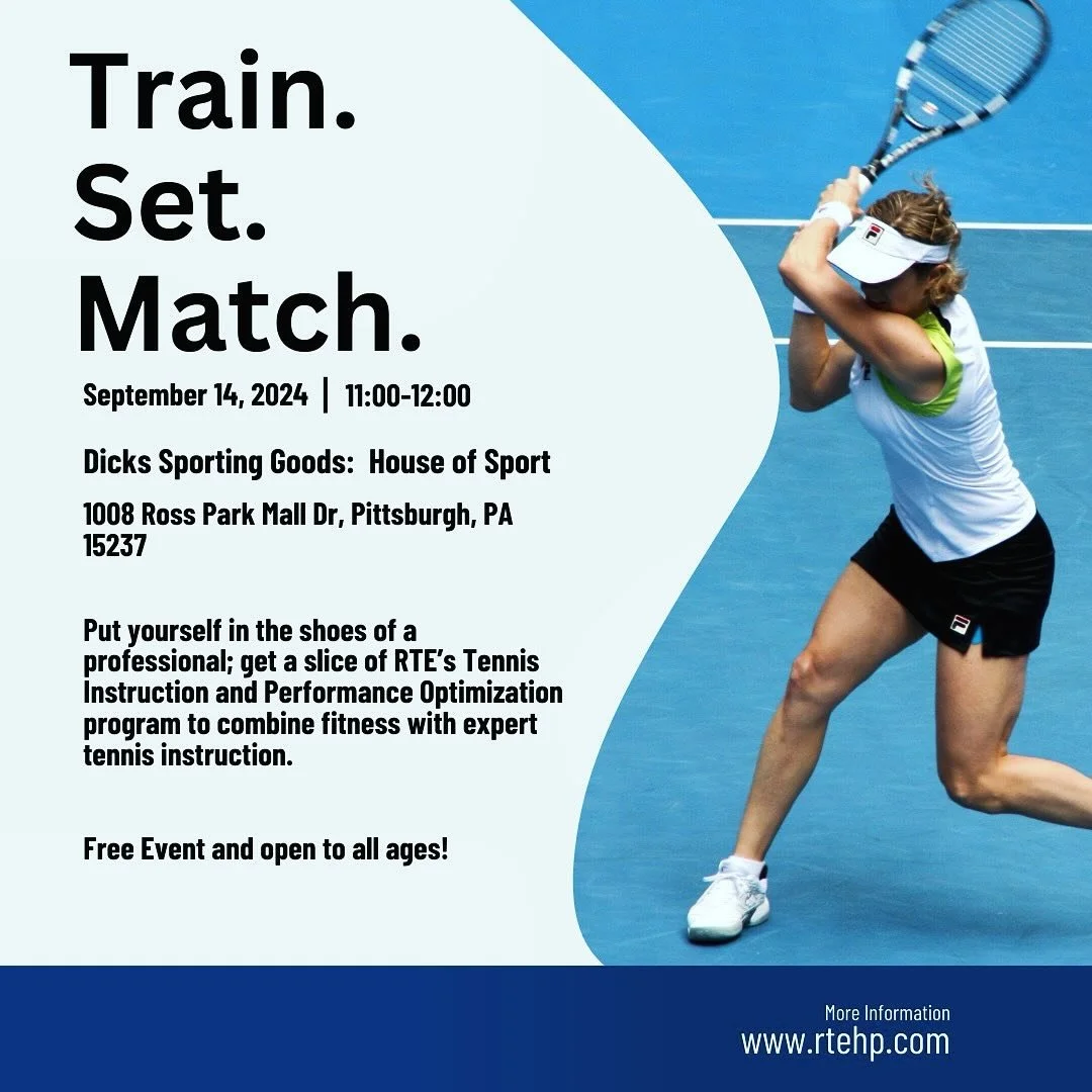 On September 14, RTE has the amazing opportunity to put on a tennis event with @dickssportinggoods @dickshouseofsport in Ross Park Mall!  If you are a #pittsburghtennis player come on up!

We will have @brianmogus , Uspta elite pro running tennis dri