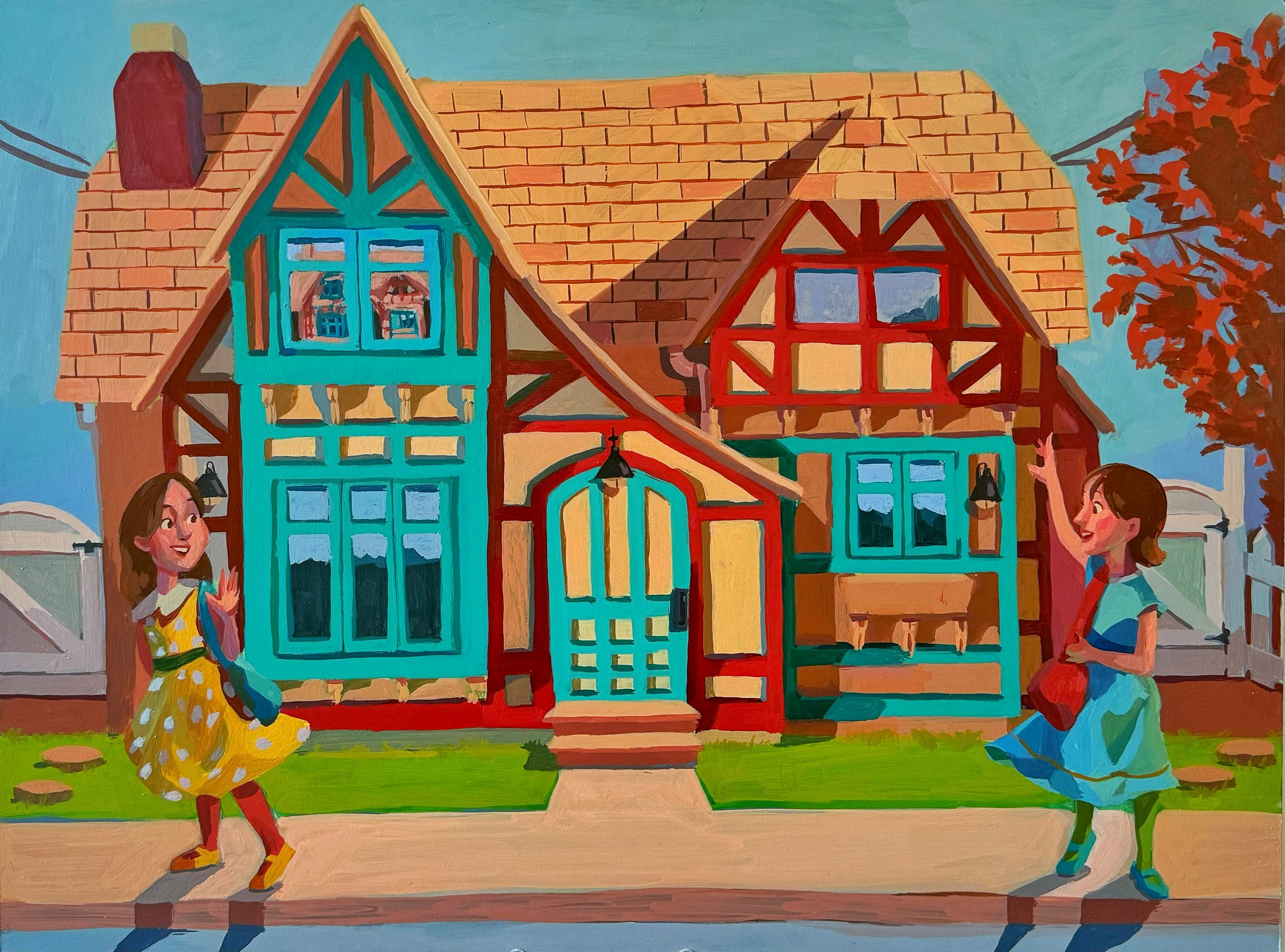 Painting 7 from 'Twin Series'
24'' x 18'', Acrylic on Panel