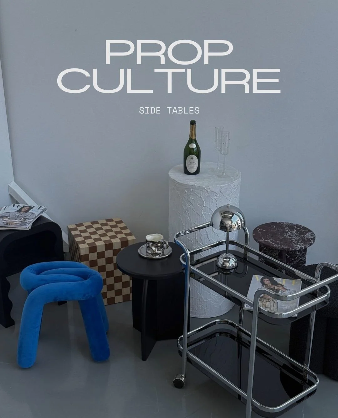 Prop Culture: the series continues. This time, it&rsquo;s all about side tables. Different shapes, tones, and just the right amount of character.