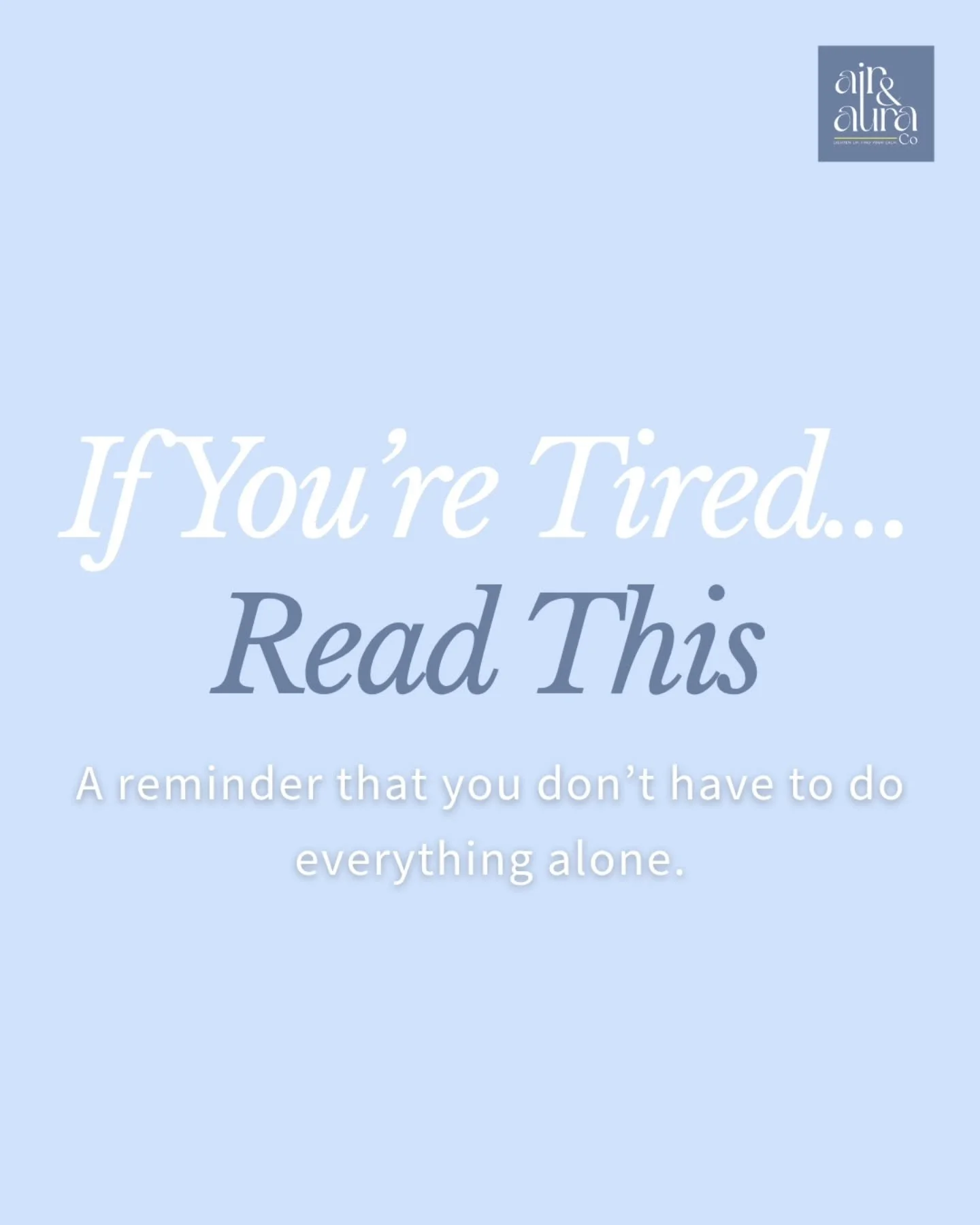 Some days are harder than others and that&rsquo;s okay.
When you need help, I&rsquo;m here to lighten the load.
Just send me a message. I'm your person🤝

#airandaura #concierge #personalconcierge #conciergeservice #helpinghand #imyourperson #theaura