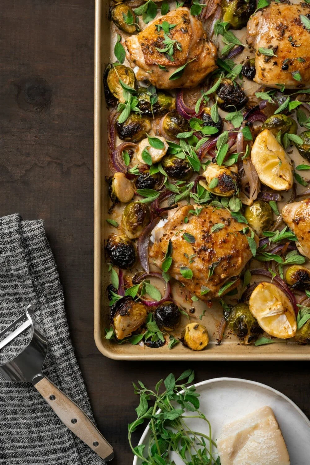 Sheet Pan Lemon Chicken