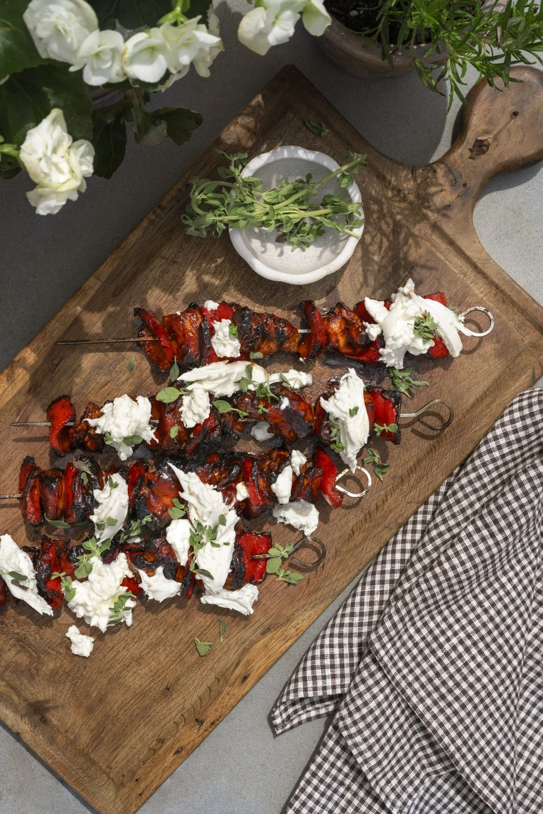Balsamic Barbecue Chicken Skewers