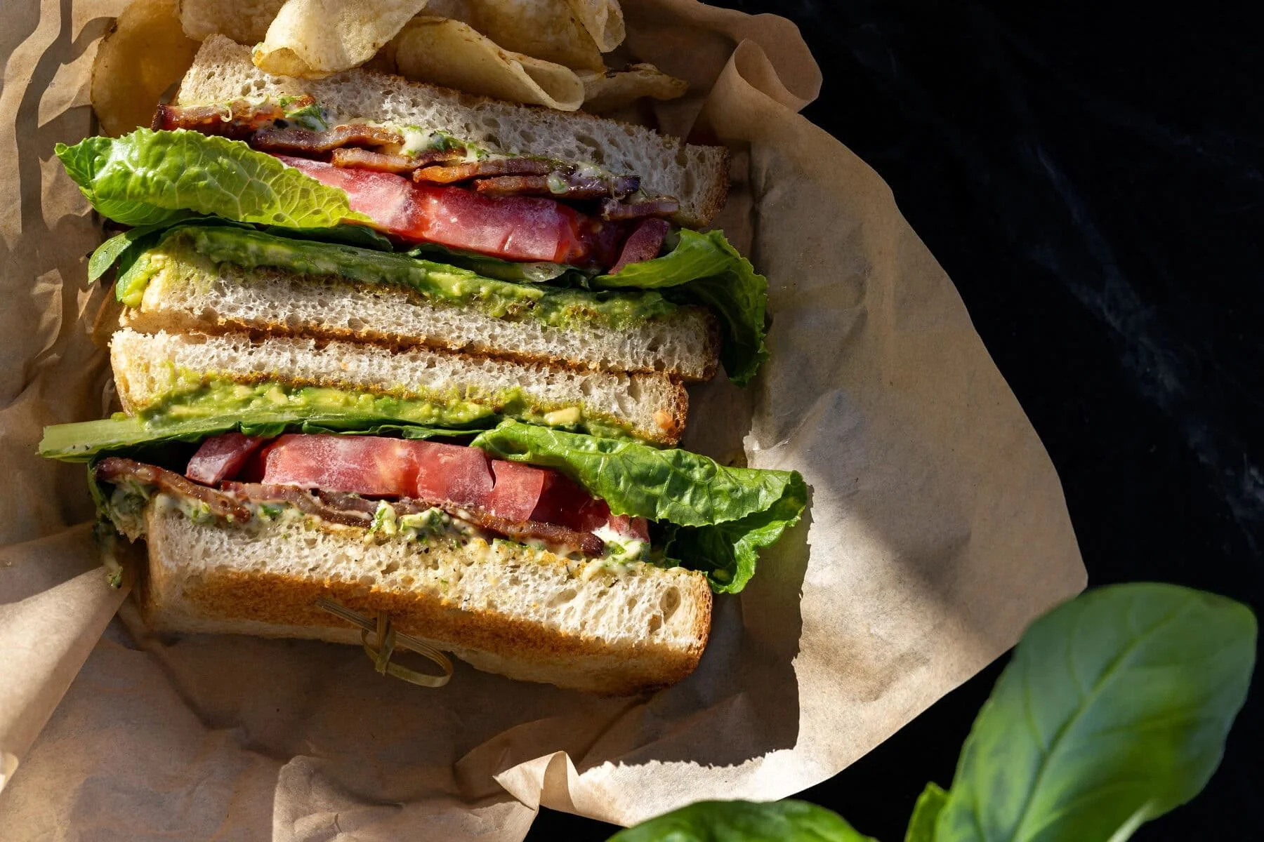 Garden BLTA | Recipe: Katie Calton | Food Stylist: Katie Calton | Videography: Laura Smith