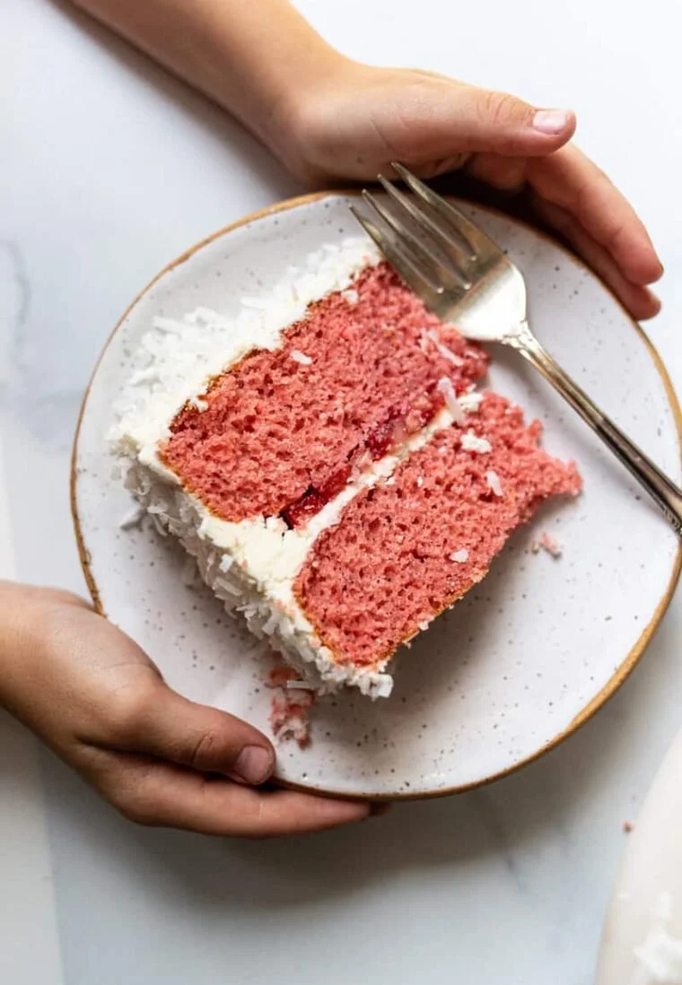 Strawberry Coconut Cake