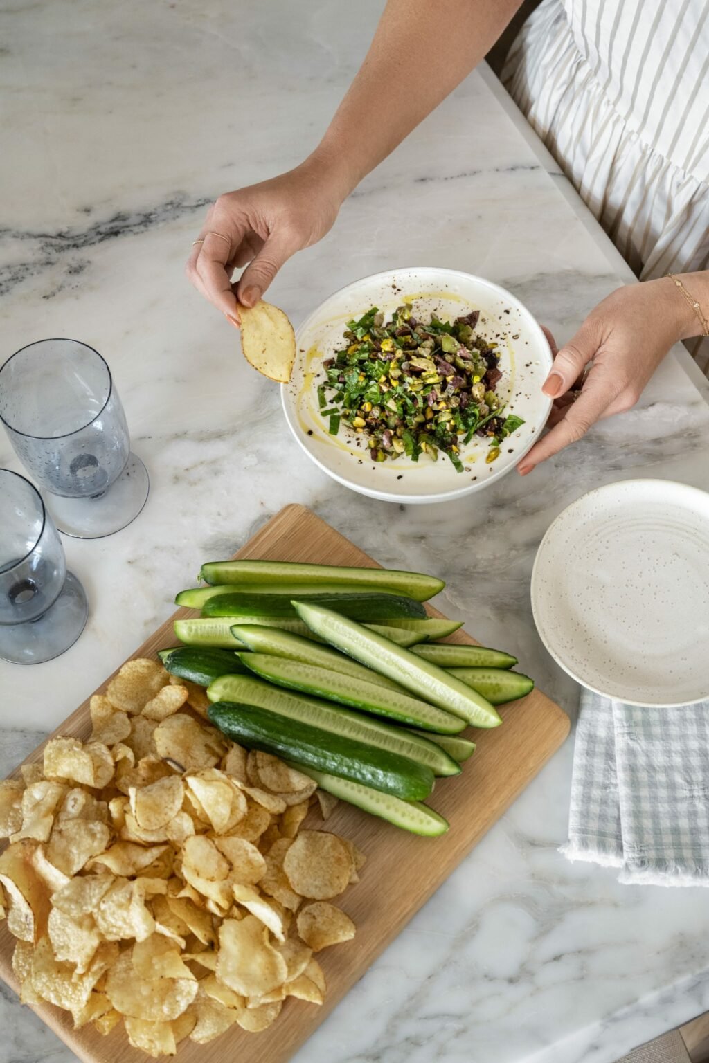 Whipped Feta Olive Dip