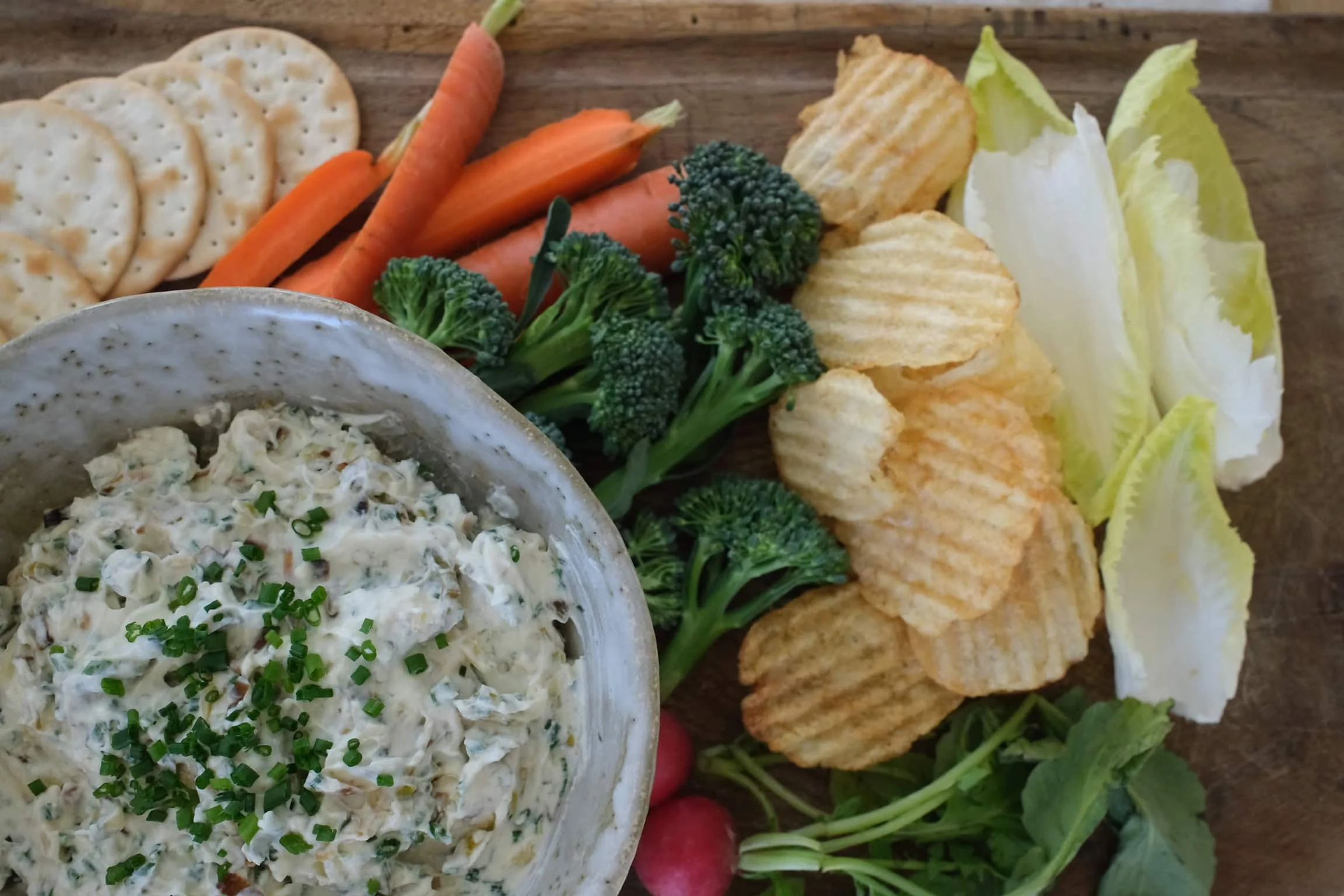 Caramelized Leek & Boursin Dip