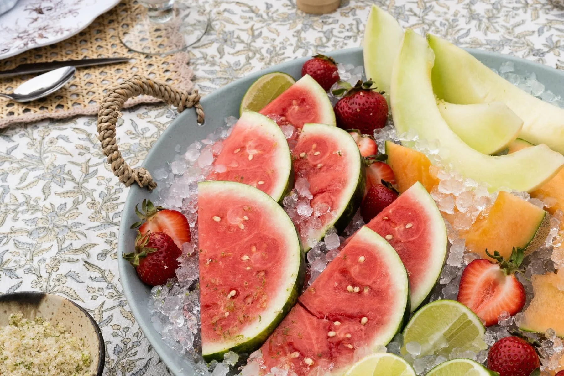 Iced Fruit with Lime Salt