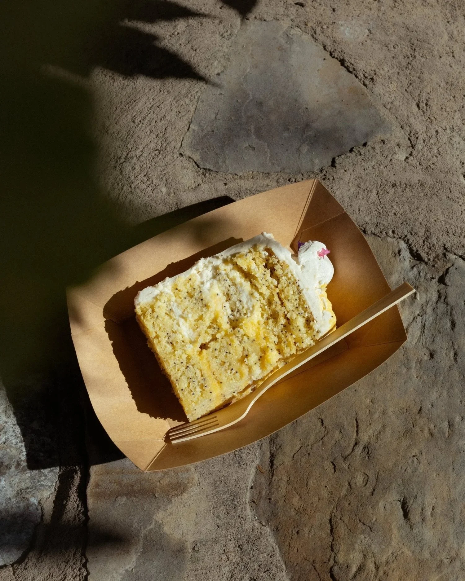 Lemon Poppyseed Cake | Recipe: Katie Calton | Food Stylist: Katie Calton | Videography: Amy Estes 