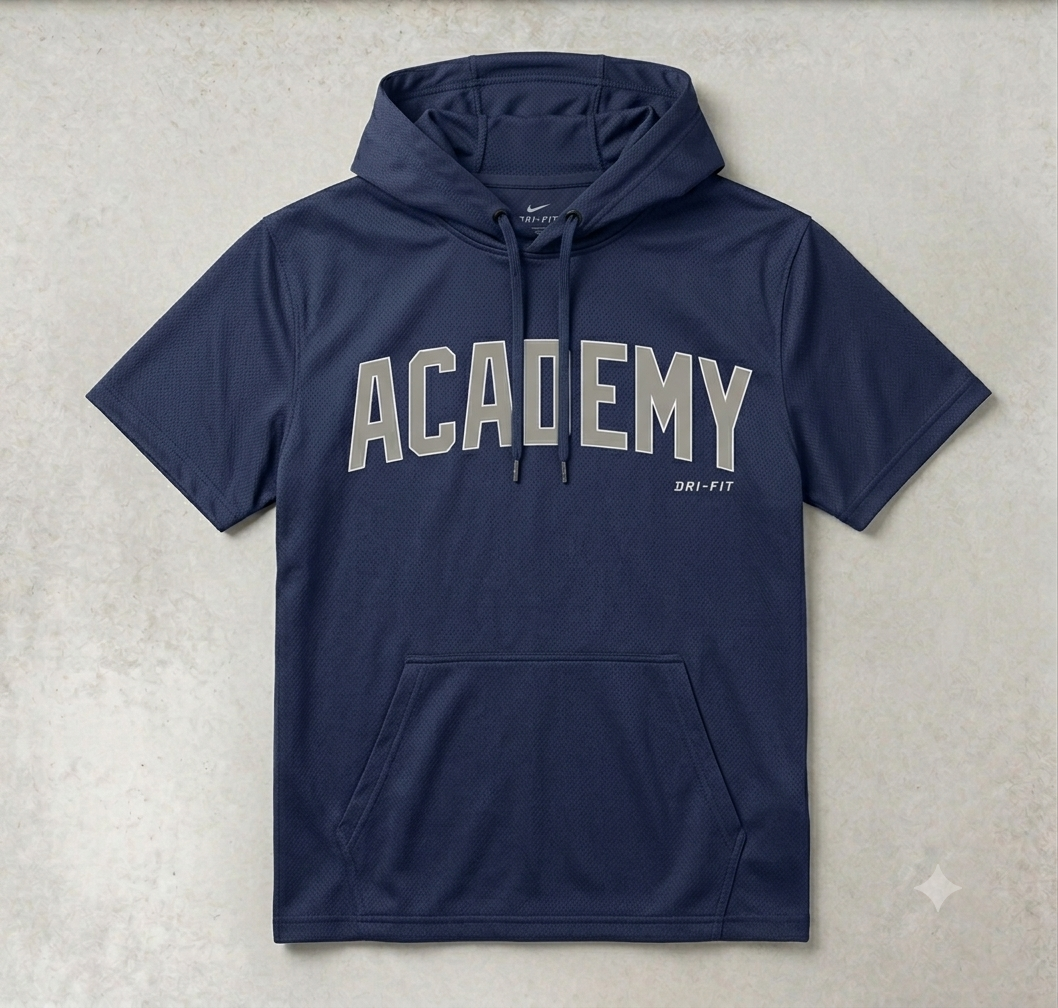 Academy Short Sleeve Hoodie