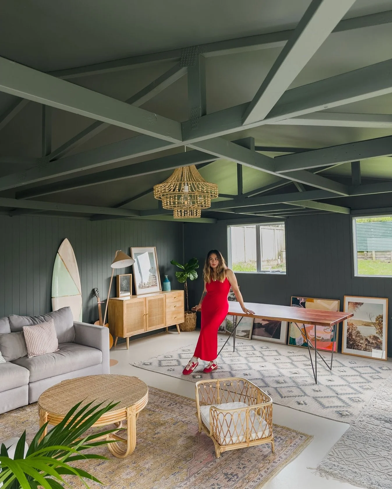 The power of paint and colour. I am genuinely obsessed (to the point that I&rsquo;ve even considered moving into my studio 🤣). 

Initially, I thought I would DIY this painting project, but besides the sheer size of the space, there were also several