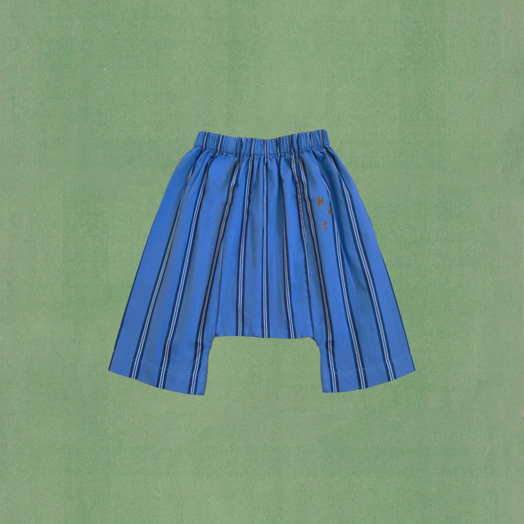 striped blue pants