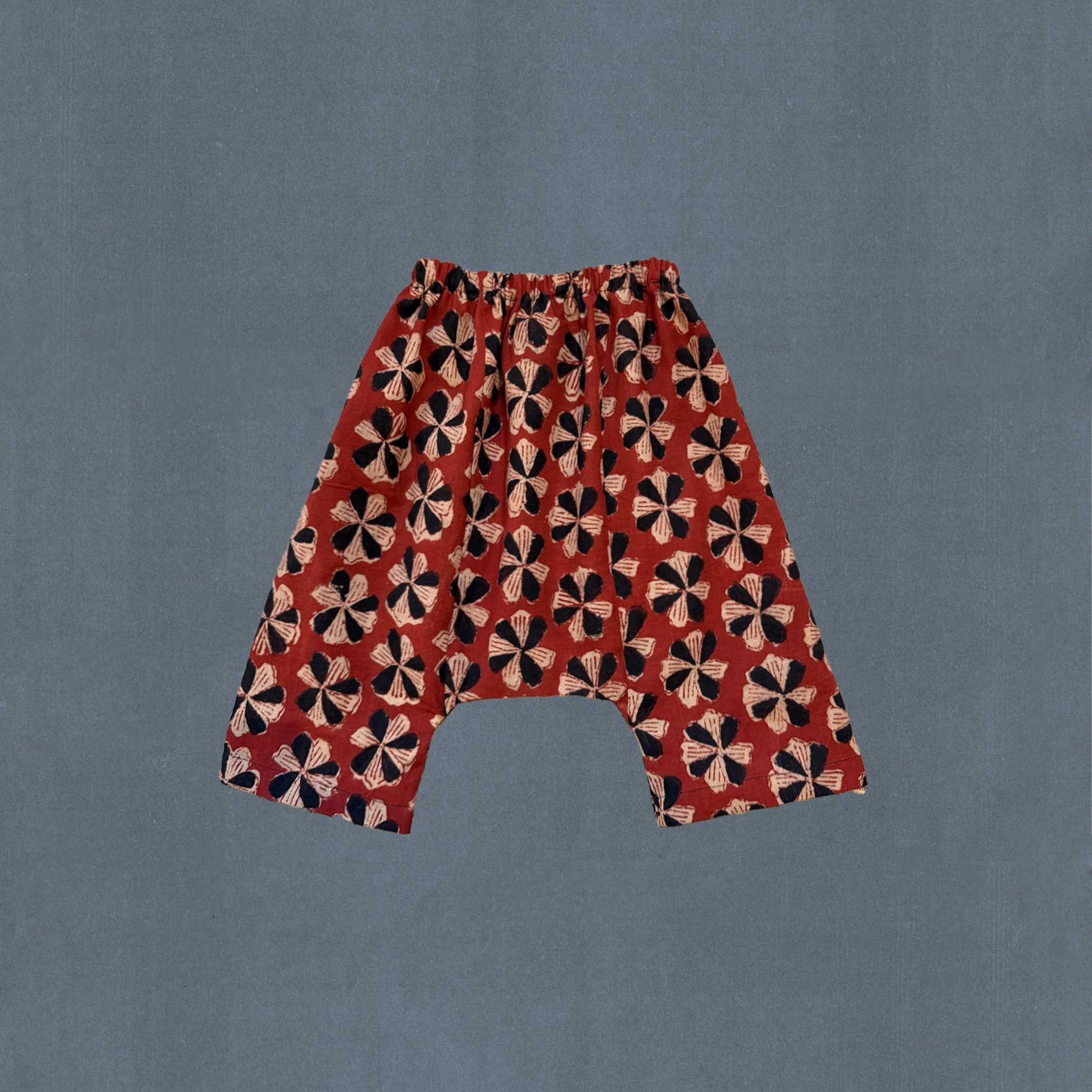 red flowers pants