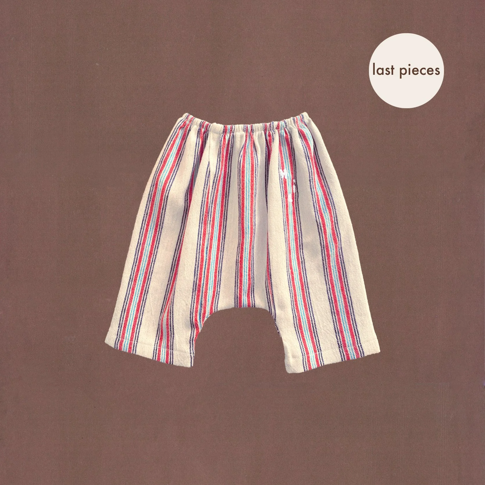 striped red and blue pants