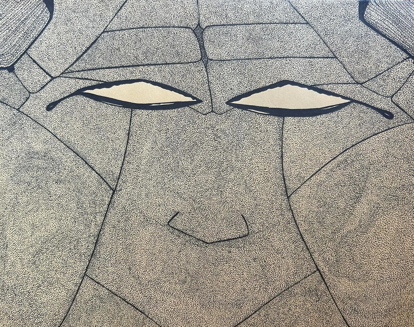 First ever stippling over a couple of decades ago #blackandwhitesketch #sakuramicron #artwork #artwork #artgallery #art #illustrationartists #illustration #sketch #sketching #sketchbook #valleyschoolbangalore  #anthouse #blackandwhiteart #stippling