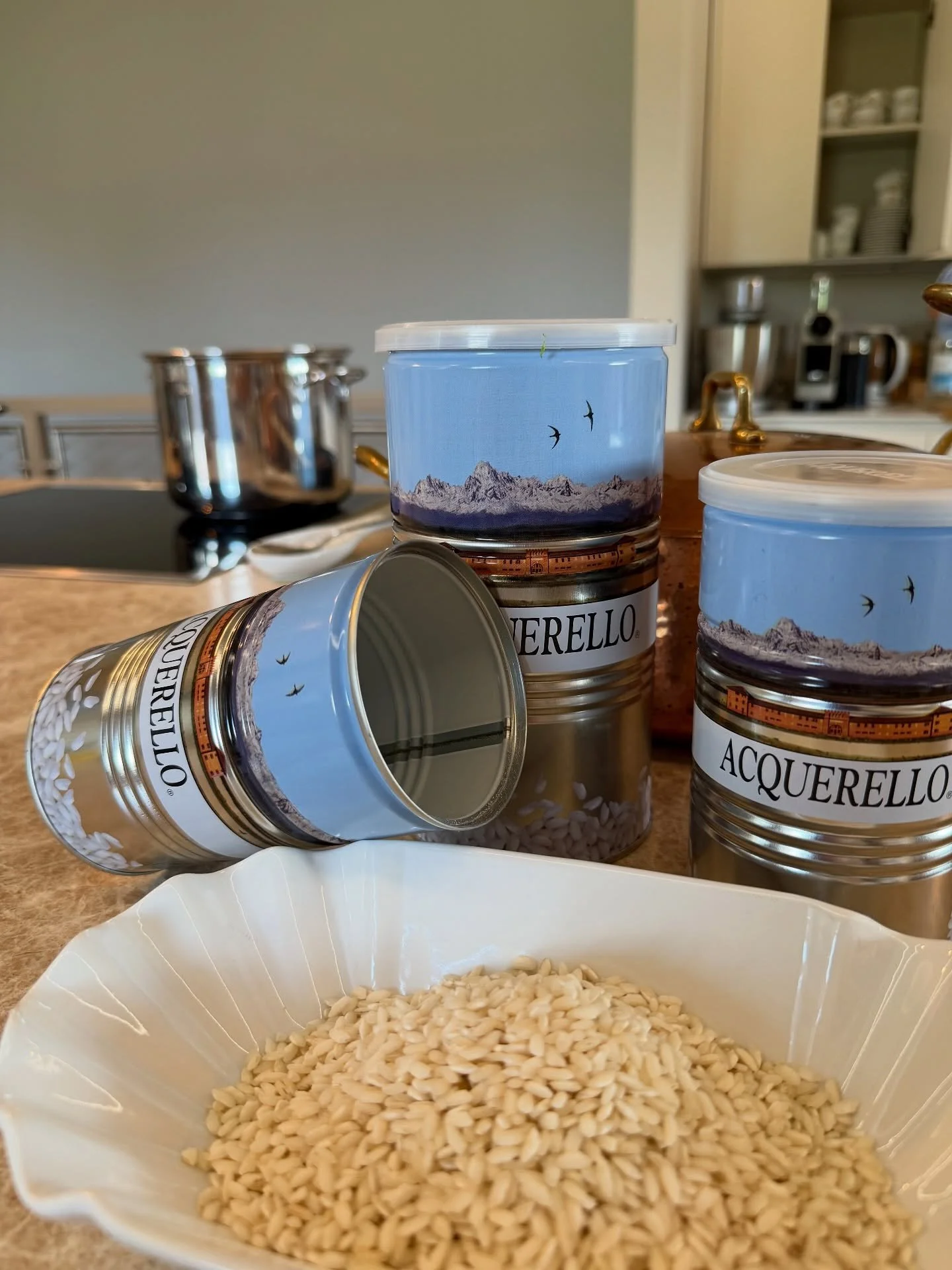 F&ouml;rbered l&auml;ckra risotto med v&aring;rt @risoacquerello ris 🌾
Naturligt glutenfri 
#bonalumifam #ris #risoacquerello #italianfood