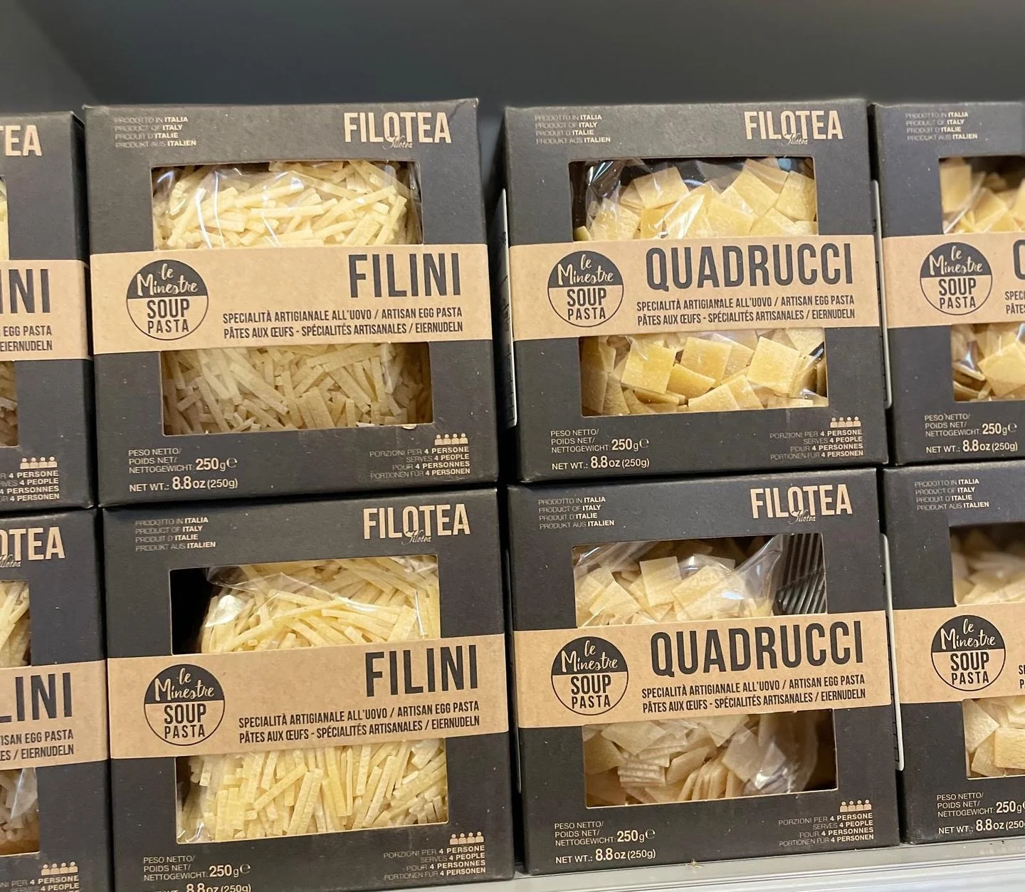 V&auml;lkommen november!
Den perfekta tiden f&ouml;r soppor till v&aring;r Quadrucci och Filini 🍲
#bonalumifam #italianpasta #tradition #italiancuisine