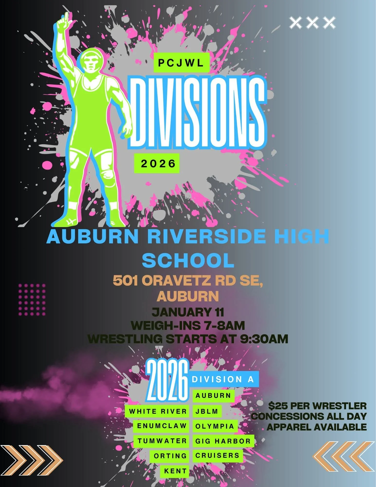 PCJWL Division A Tournament