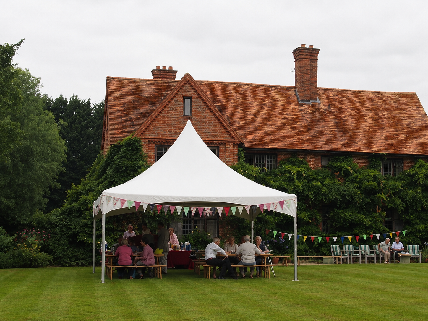 6x6m pagoda marquee hire garden party wedding event 