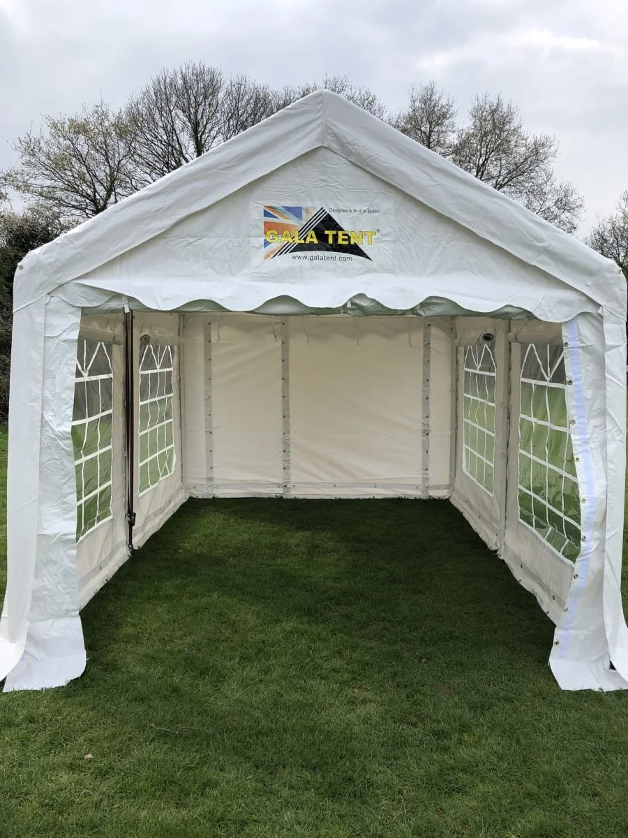 3x4m marquee on grass