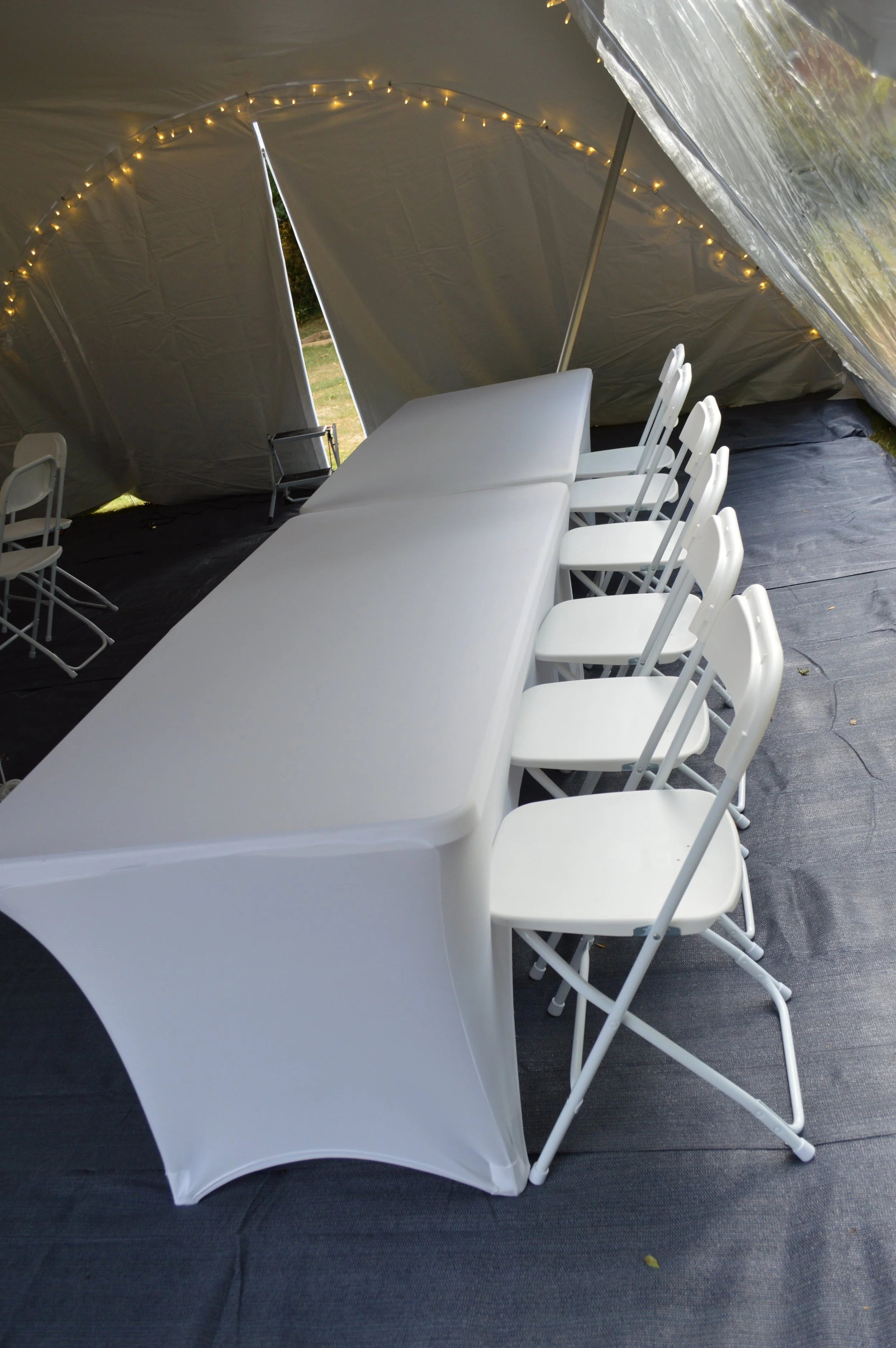 6ft long trestle table banquet buffet top table