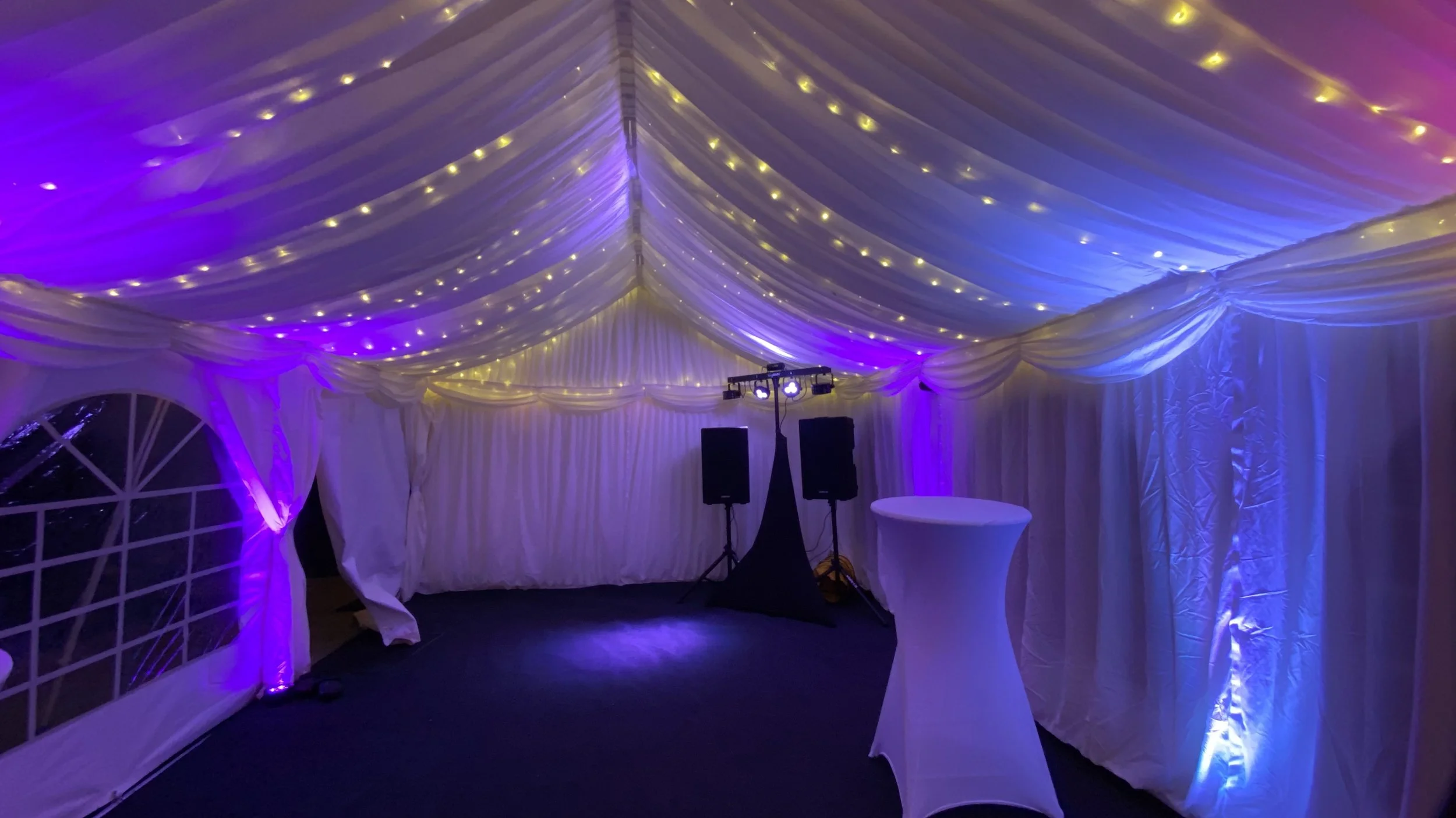 4x8m frame marquee hire garden party wedding event 