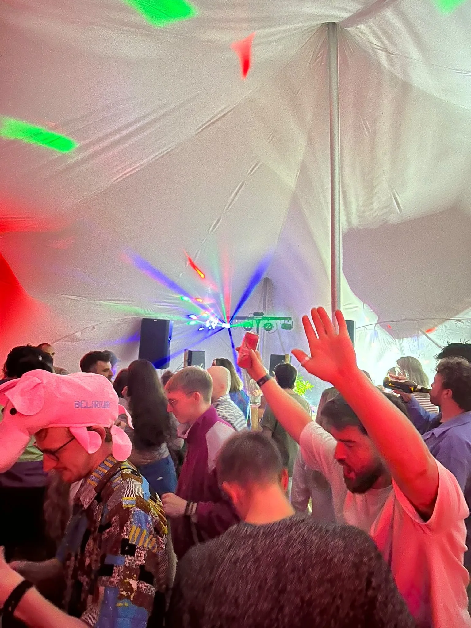 disco lights music hire party garden wedding event