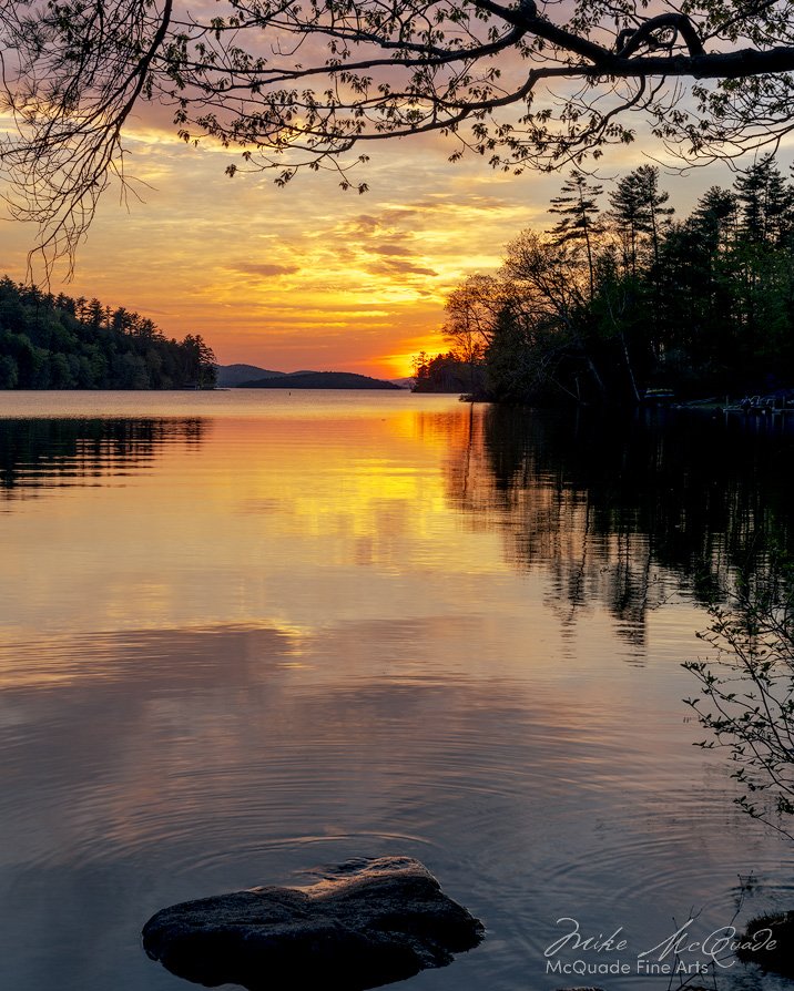 Robert's Cove Sunset
Lake Winnipesaukee, East Alton, NH