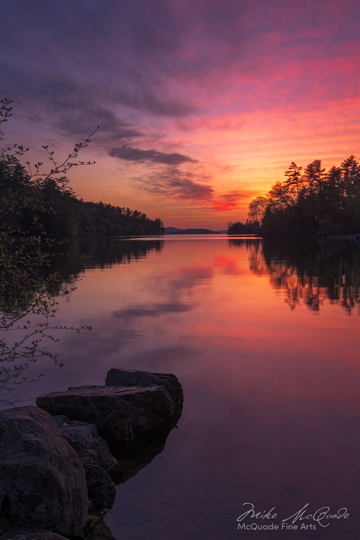 After Glow on Robert's Cove
Lake Winnipesaukee, East Alton, NH