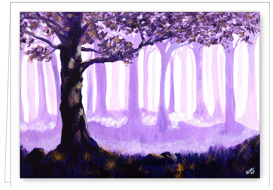 Purple Haze - 5x7 Greeting Card