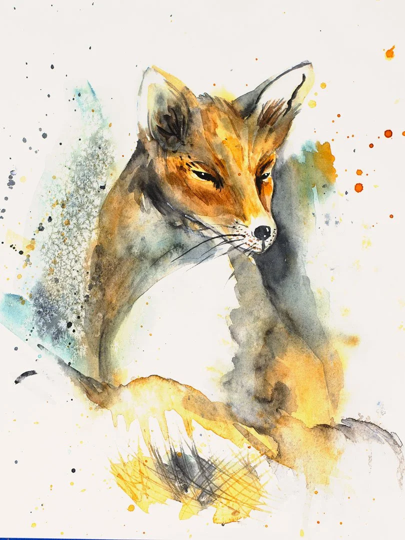 9"x 12" Watercolor prepared as a Class Project