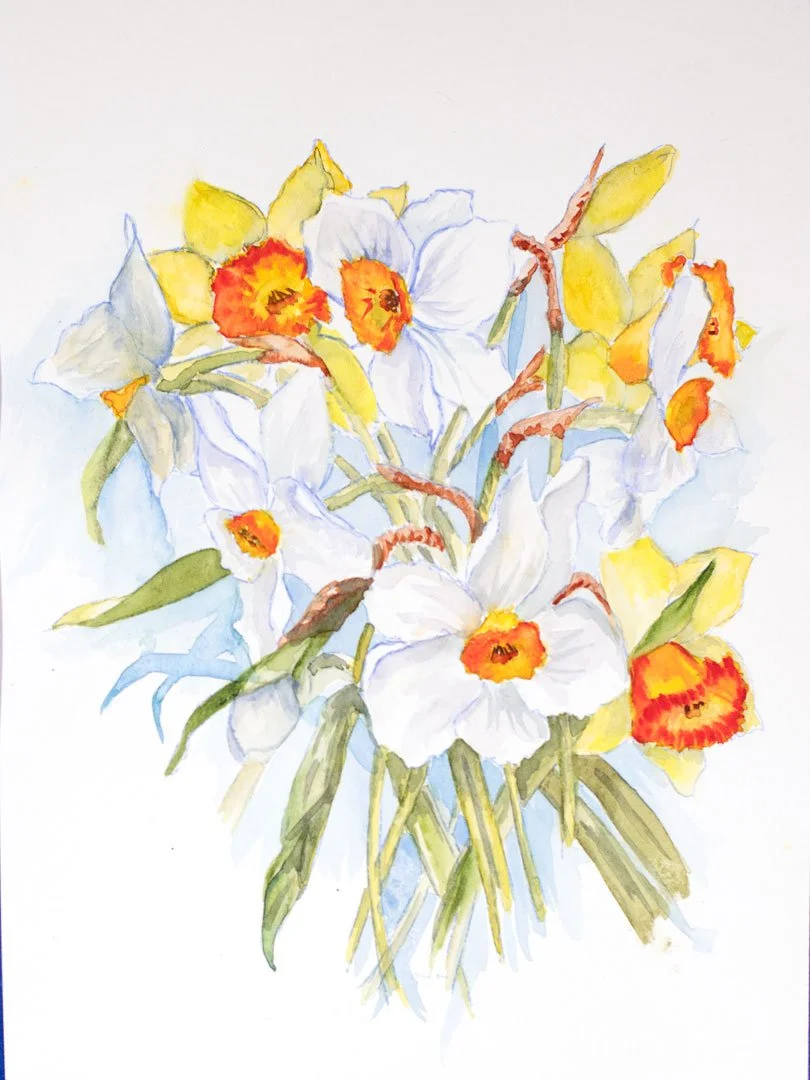 9"x 12" Watercolor prepared as a Class Project