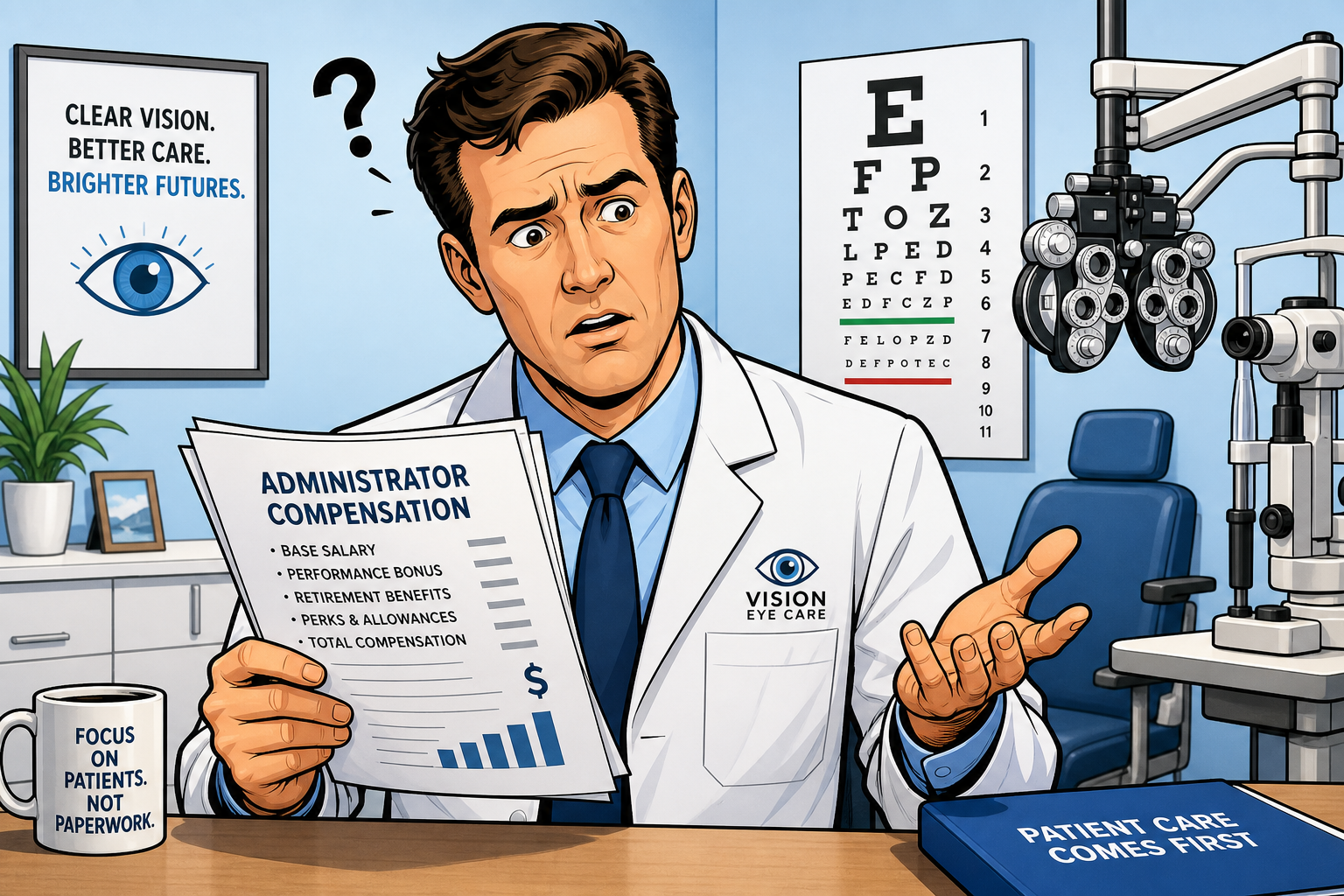 ophthalmology administrator pay can be confusing