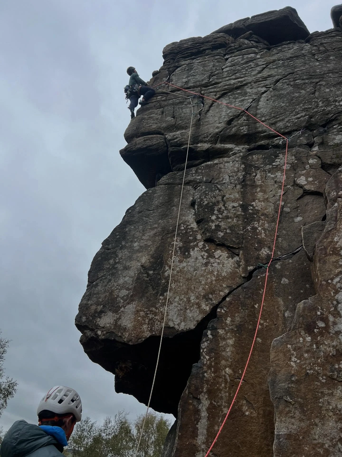 It&rsquo;s been a great autumn for Gritstone climbing in the Peak District.

We offer guiding in the Peak District year round, find out more on our website: 

https://www.lakedistrictmountainguides.com/peak-district-climbing

#lakedistrictmountaingui