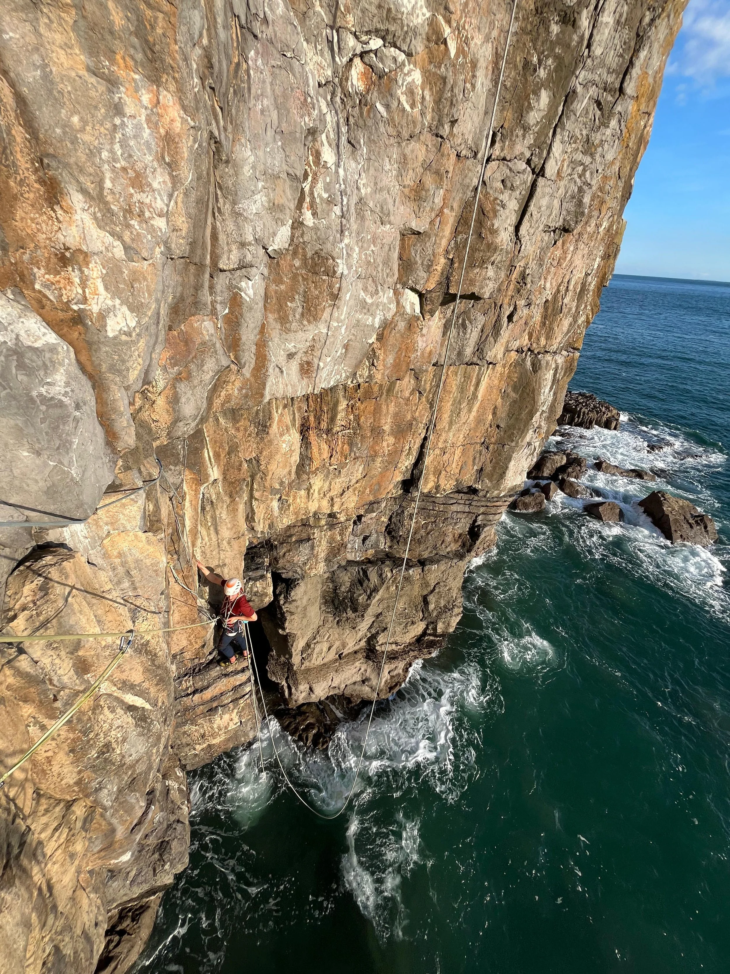 Pembroke sea cliff guiding