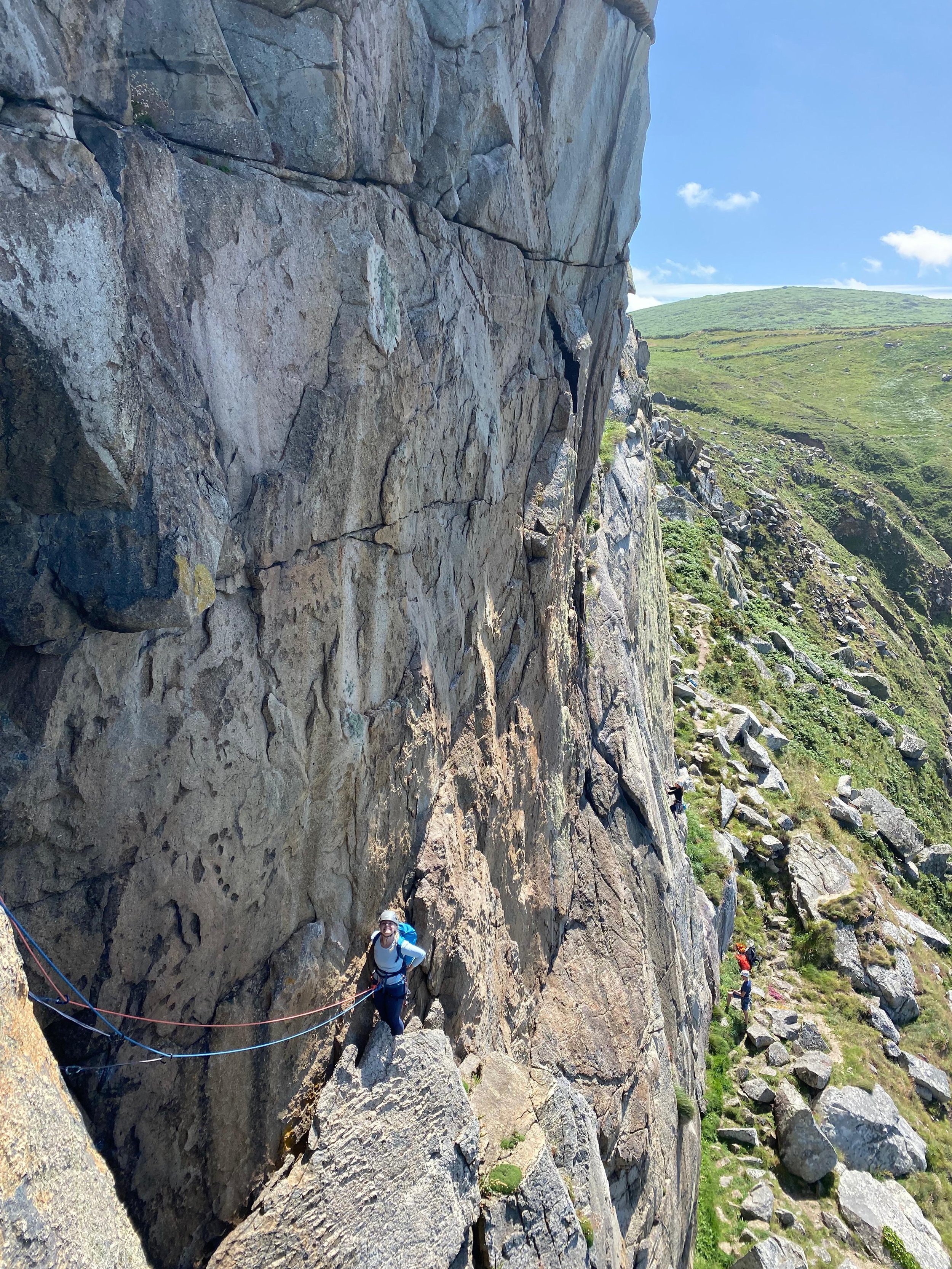 Suicide Wall, a classic climb in Cornwall