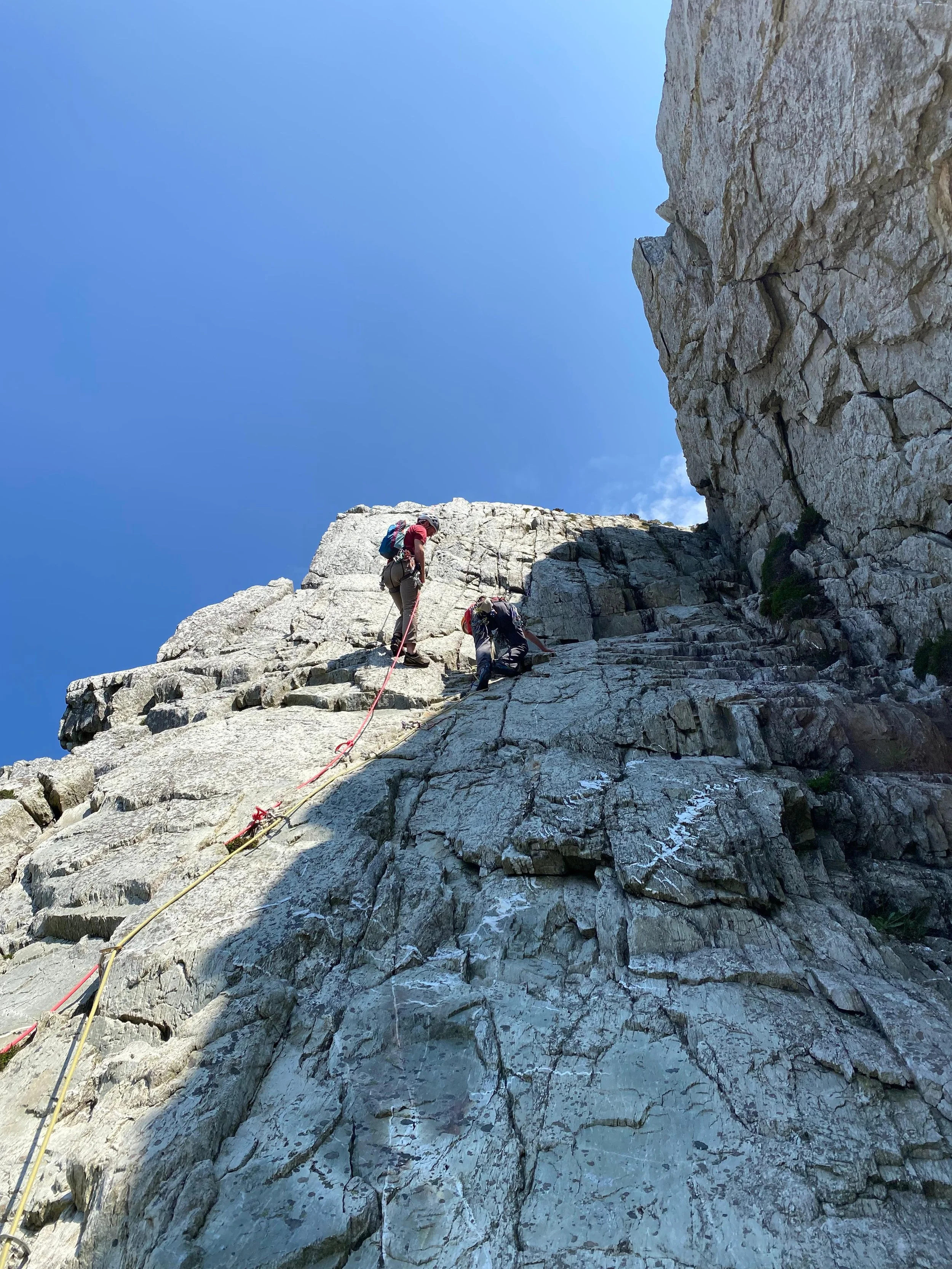 Instructing on a course