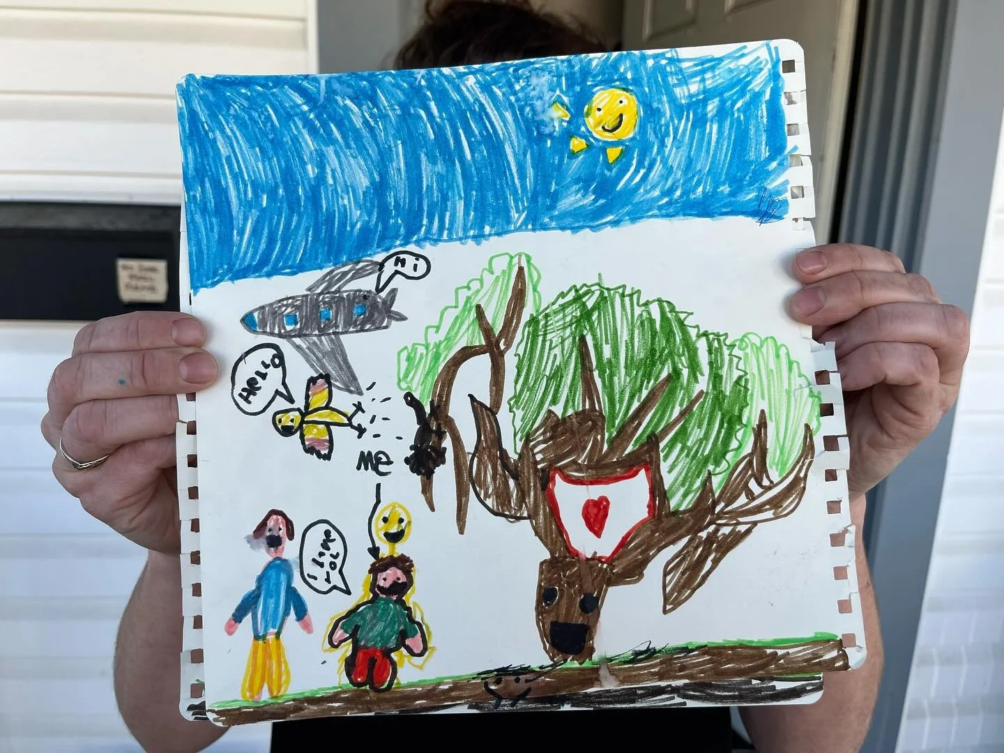 Why trees matter and why we want to plant many many more to ensure the future is green across ward 9.
These drawings are from a neighbours kid who was expressing the loss of their city tree.
Trees keep our communities
beautiful 
Greener
Cooler
Shad