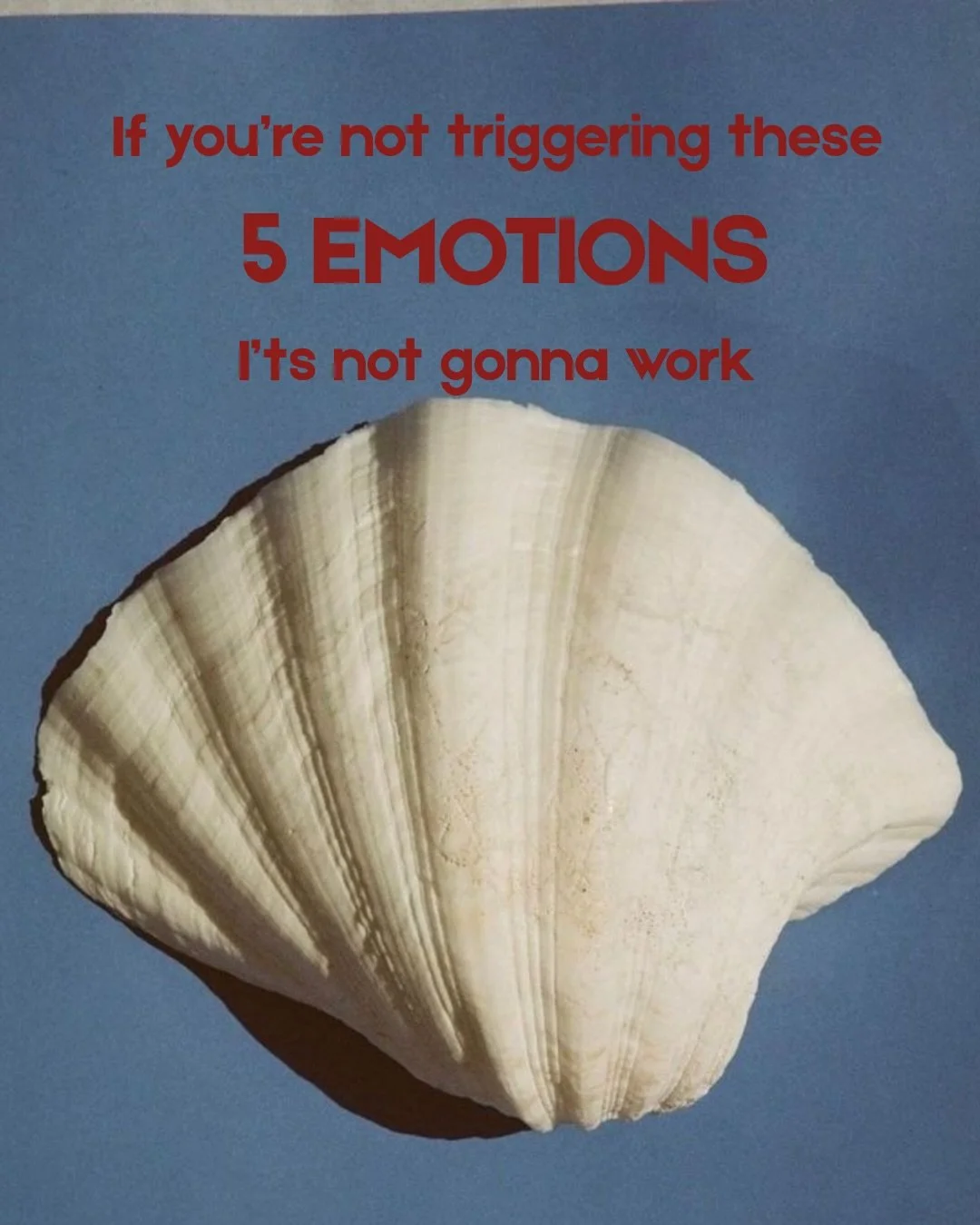 we all know we need to trigger emotions in our content.
but which emotions actually matter / create a bigger impact on the viewer?
now that&rsquo;s a different story.

some emotions are nice to create,
but they&rsquo;re not really driving the viewer 
