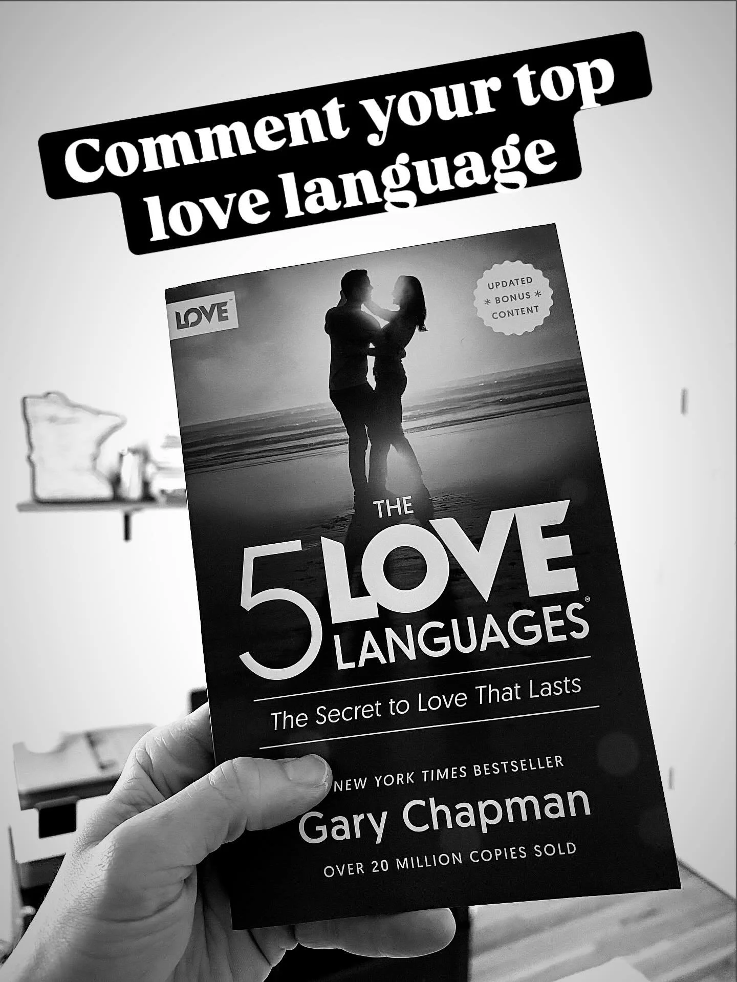Reading The Five Love Languages with my couples is something I truly enjoy. It's a foundational part of my pre-marital counseling and something I encourage all my couples to explore. Share your top love language in the comments, and I'll randomly sel